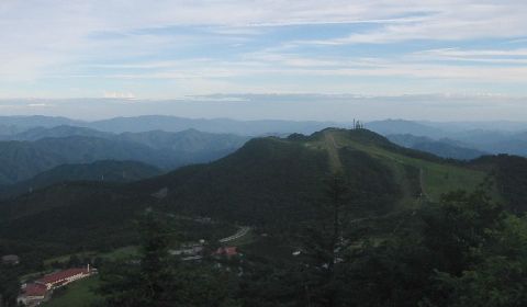 茶臼山山頂からの眺め