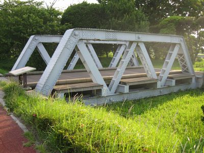 中之島公園の江戸川橋梁