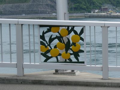 安芸灘とびしま海道　中の瀬戸大橋の欄干