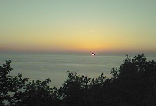 プユニ岬の夕日