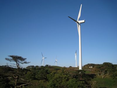 里見牧場風力発電所