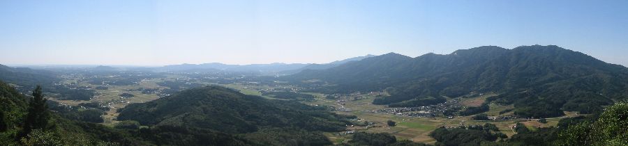 吾国山フライトエリアからの眺め