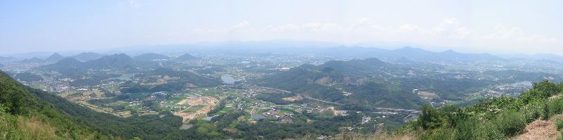 城山山頂からの眺め