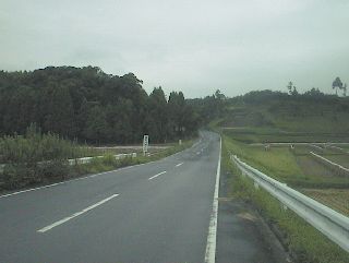 県道73号　鹿屋市と吾平町の境