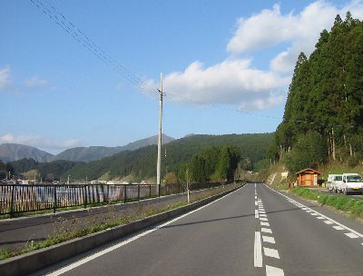 奈良県道81号名張曽爾線　曽爾村