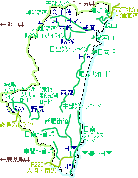 宮崎県索引図