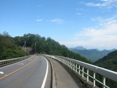 国道254号・内山道路　下仁田町南野牧　内山トンネルの東
