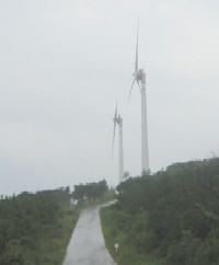 平戸風力発電所の風車