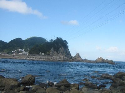 間元海峡と保戸島