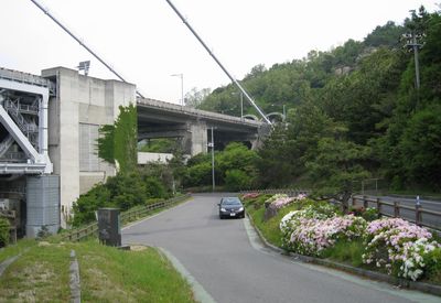 鷲羽山トンネルと下津井瀬戸大橋