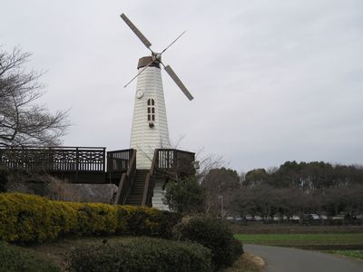 見沼緑道　見晴公園の風車