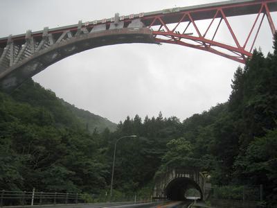 奥出雲おろちループ　三井野大橋の下　坂根トンネル