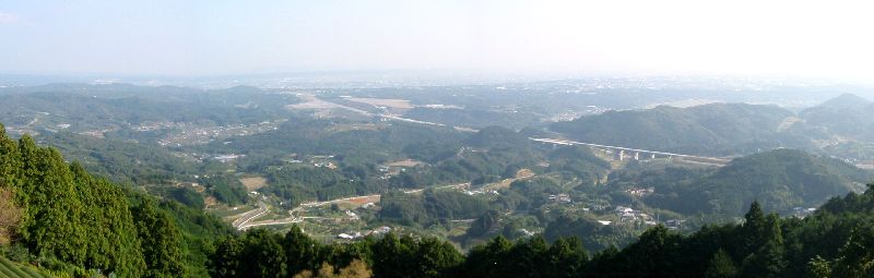 滝沢展望台からの眺め