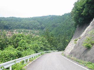 徳島県道106号穴吹塩江線　下大滝
