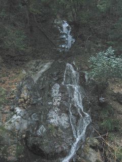 雨乞の滝／白岩の滝の一番下