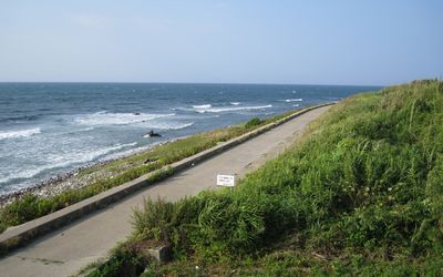 豊成海岸展望駐車場より　日本海